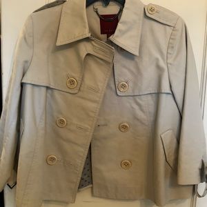 Ted Baker. Cropped aline trench coat.